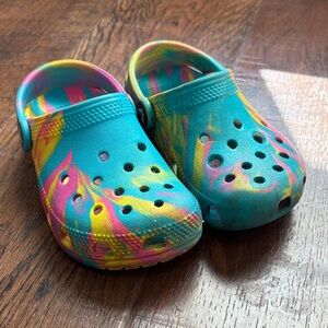 CROCS Kids Multicolor Clogs